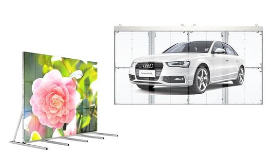 Ecrã LED de vidro transparente P3.91mm Série holográfica Refresh 3840Hz