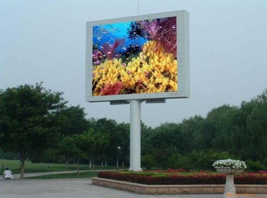 ODM P3.076 Telas de LED para Exterior Painel de LED Fixo ISO14001 1R1G1B Publicidade