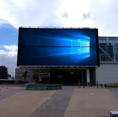 Parede video conduzida exterior feita sob encomenda 1R1G1B 3 em 1 exposição de diodo emissor de luz de P4mm