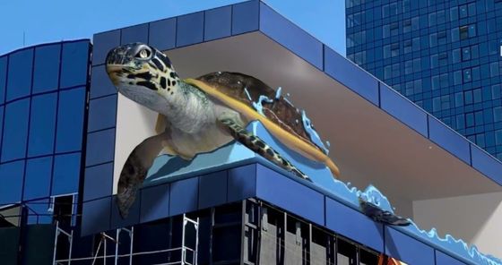 P5.71 RGB  Aluminum Holder Outdoor Eye-naked 3D Professional Led Screen