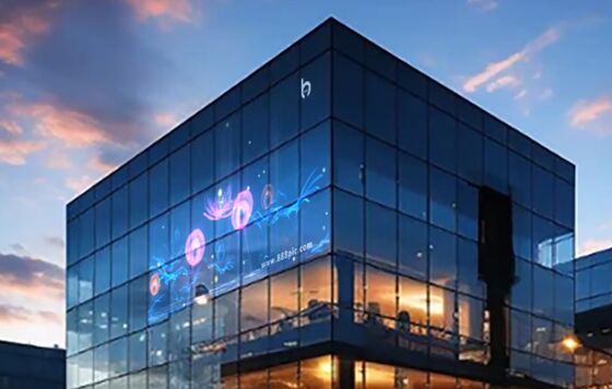 Fabricante chinês de telas LED transparentes, exalando um forte senso de tecnologia.